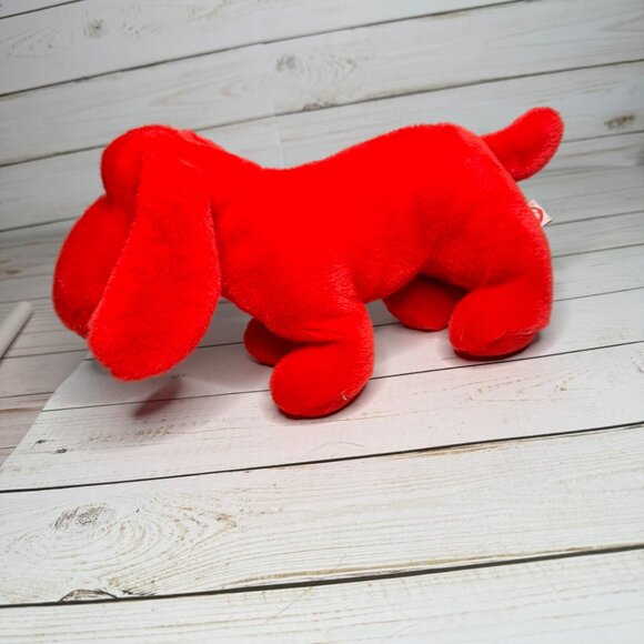Ty Beanie Buddies Rover The Red Dog 12" Plush Stuffed Animal 1998 - Picture 5 of 9